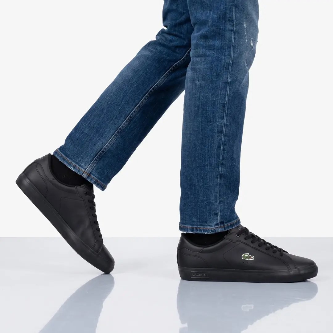 Lacoste Powercourt 125 Heren Sneakers - Zwart - afbeelding 3 van 6