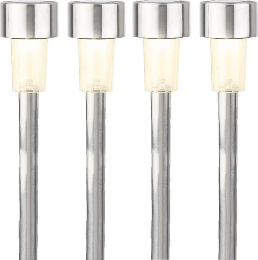 Lumineo Solar Prikspots 10 Stuks - Zilver