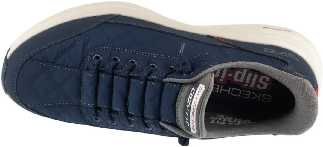 Skechers Slip-Ins Contour Foam Sneakers - Marineblauw - afbeelding 3 van 5