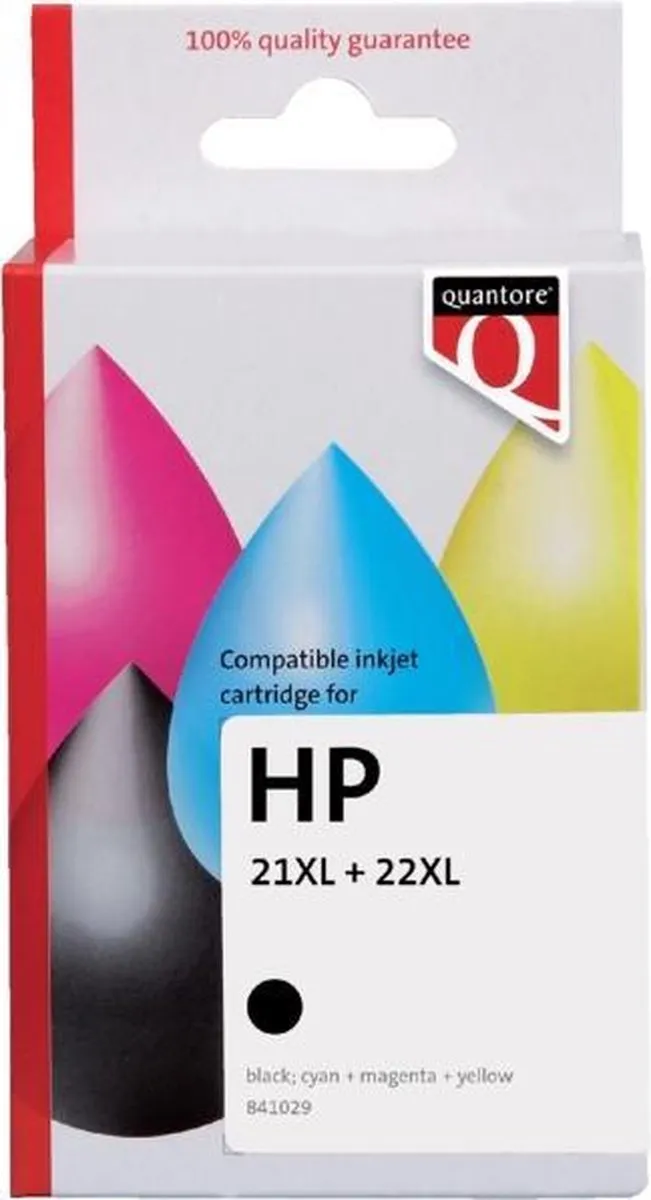 Quantore HP 21XL/22XL Inktcartridge 841029