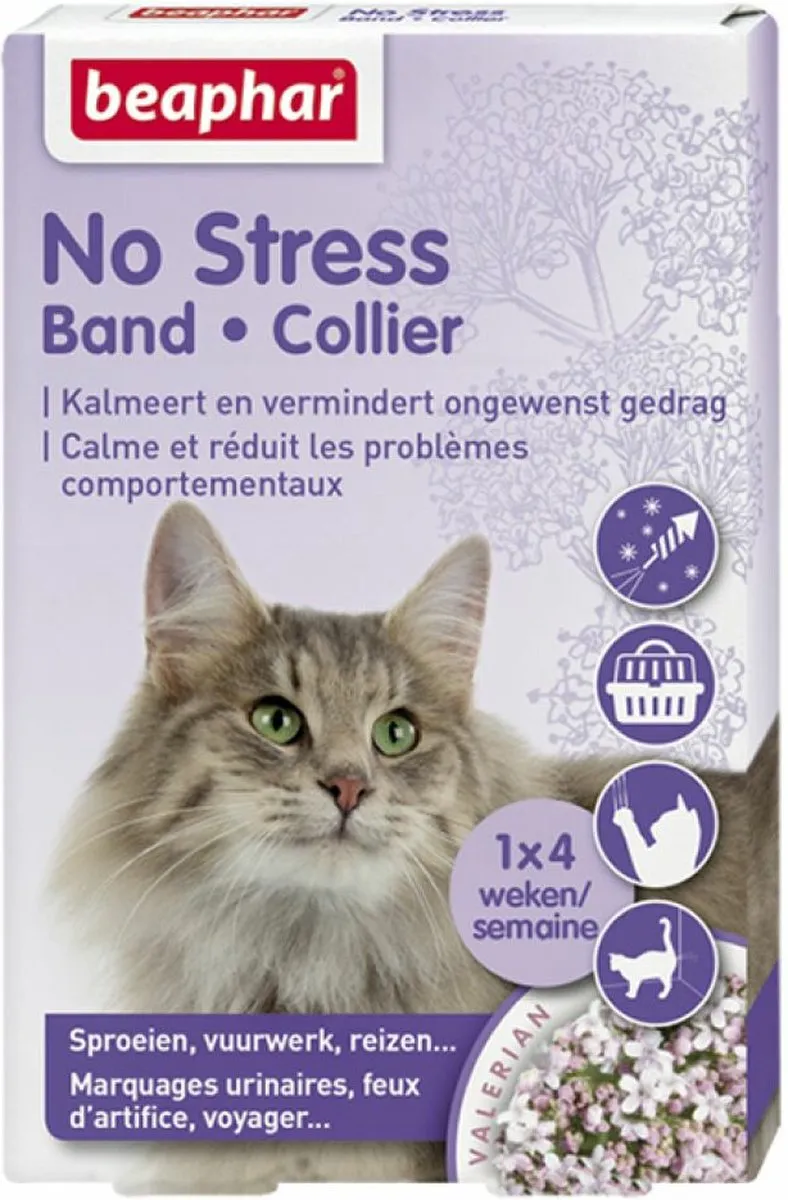 Beaphar No Stress Kat Halsband - 3 Stuks