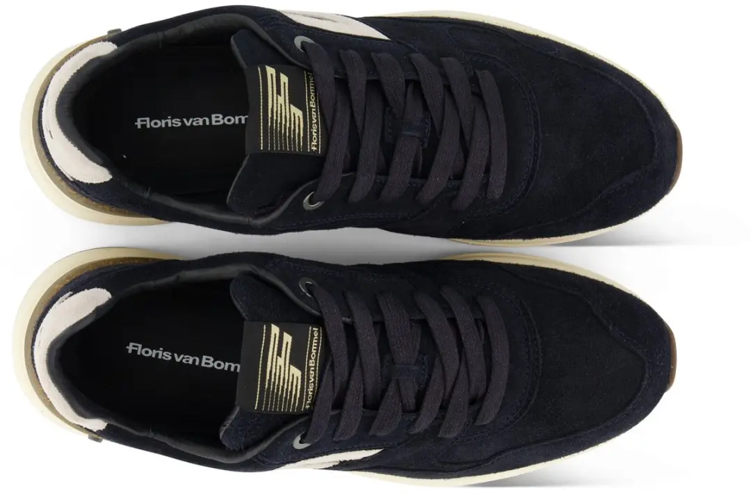 Floris van Bommel Heren Sneakers - Blauw - 42 - afbeelding 6 van 6