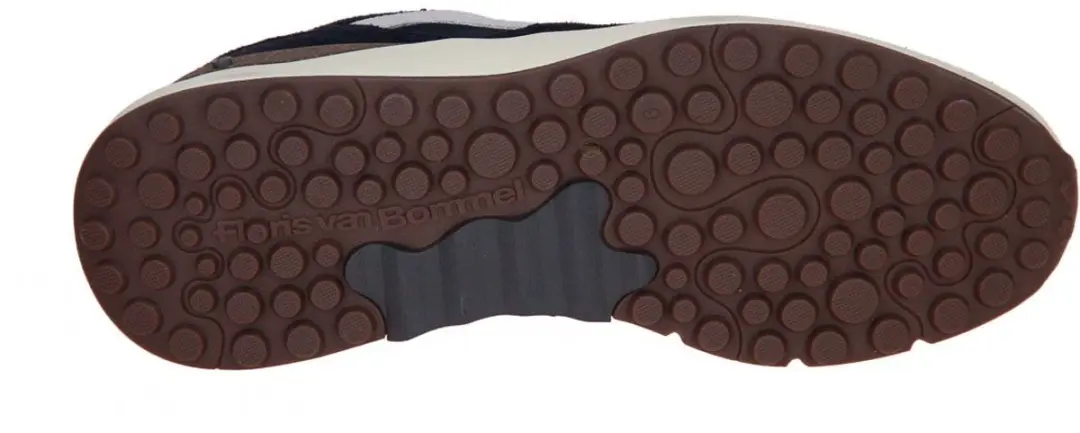 Floris van Bommel Heren Sneakers - Blauw - 42 - afbeelding 5 van 6