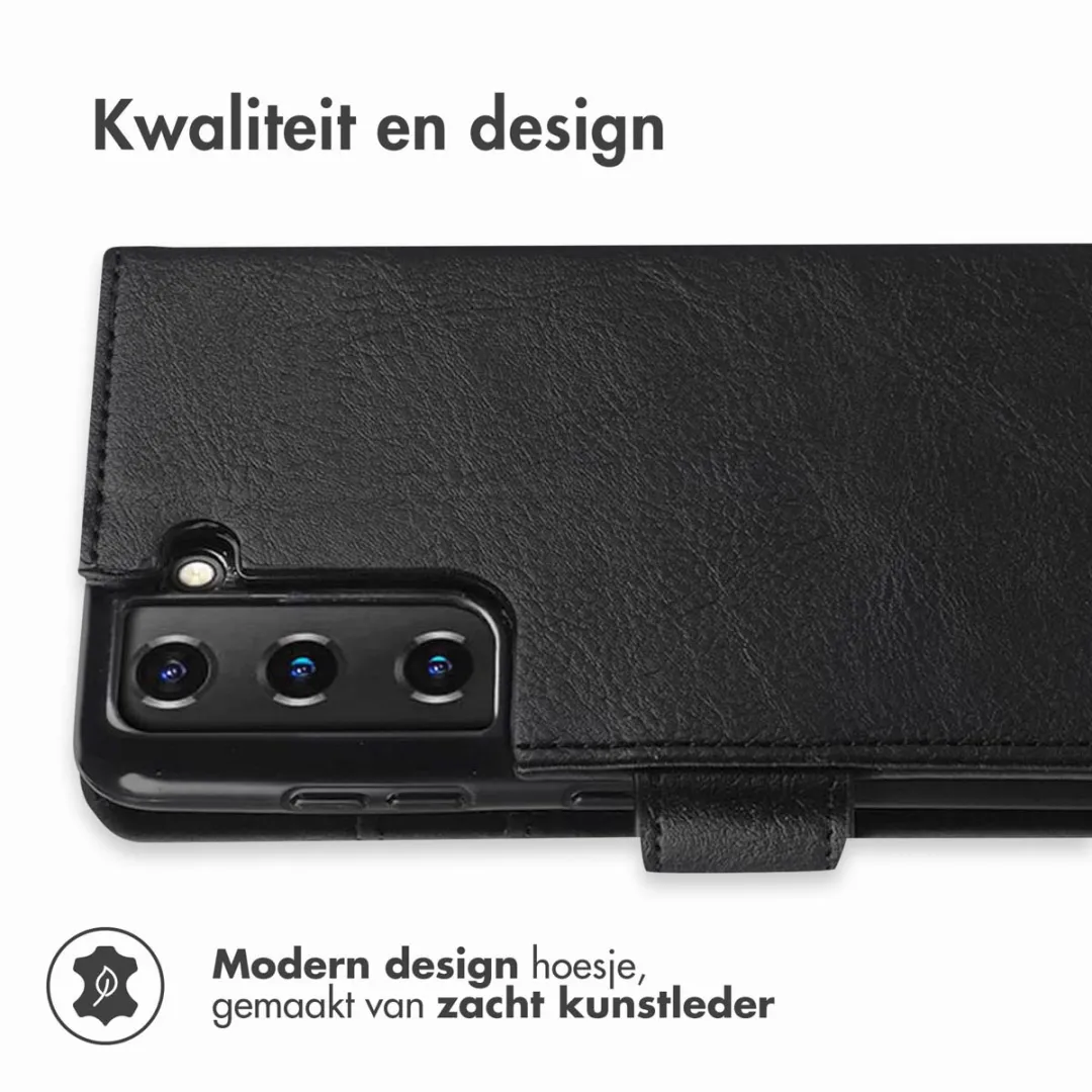 Imoshion Hoesje Samsung Galaxy S21 - 3 Pasjes - Zwart