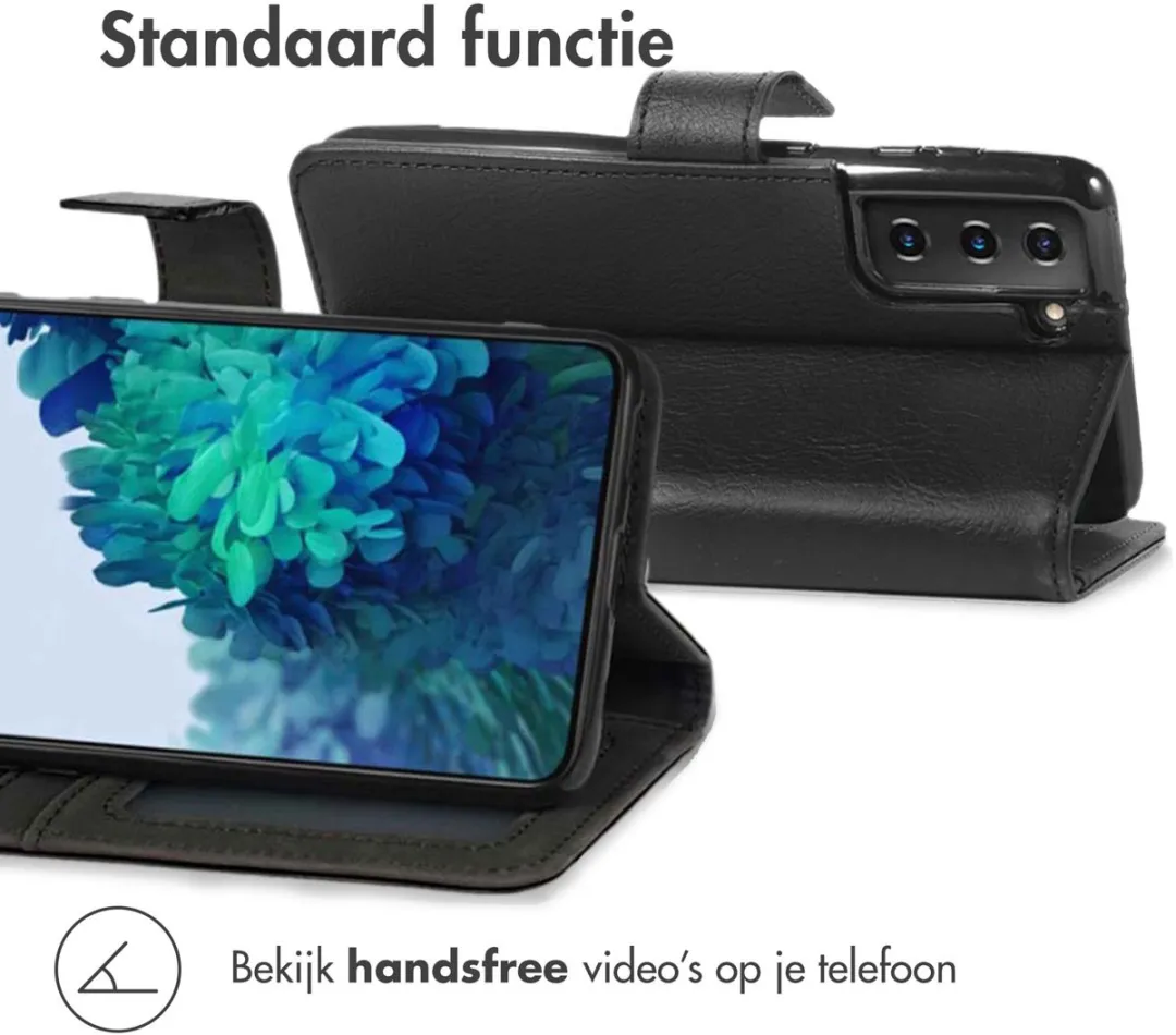 Imoshion Hoesje Samsung Galaxy S21 - 3 Pasjes - Zwart