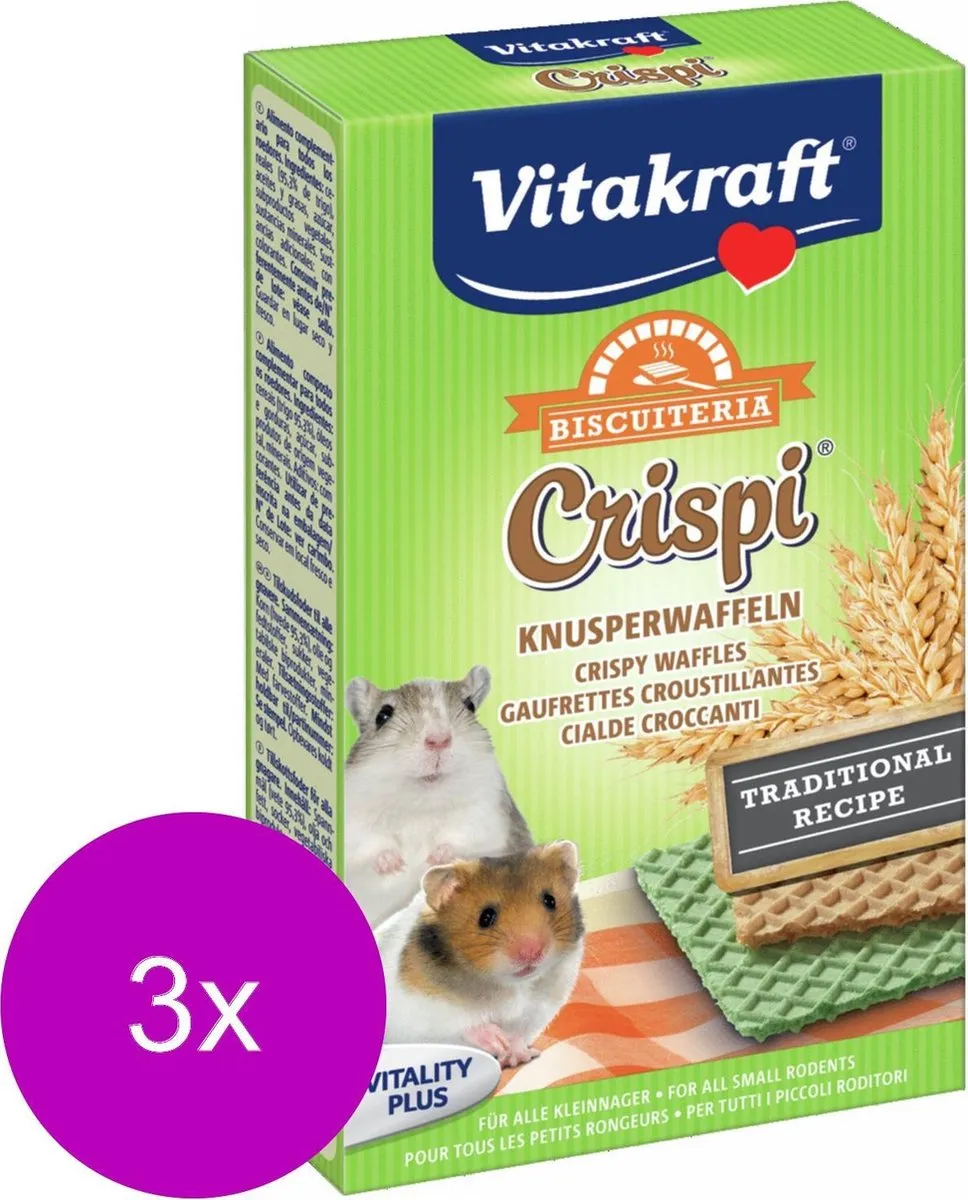 Vitakraft Knaagwafels Hamster 3x10g