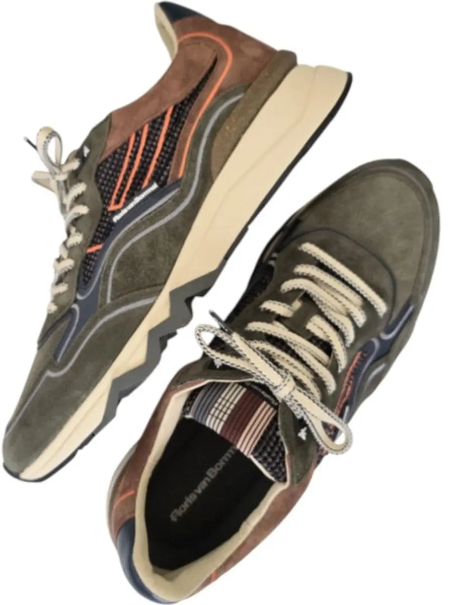 Floris van Bommel De Zager 03.17 Sneakers - Groen - afbeelding 3 van 6