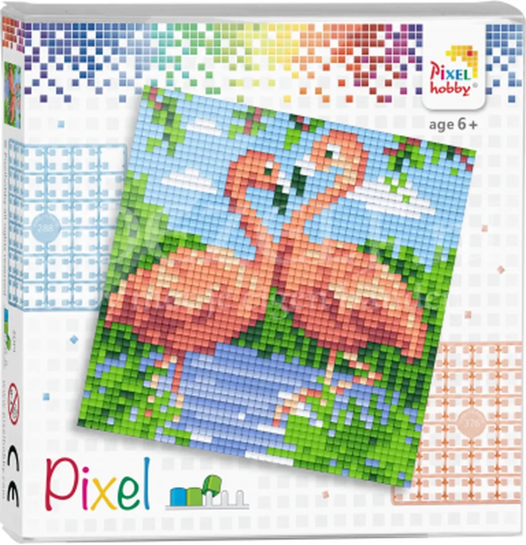 Pixelhobby Complete Set Flamingo's