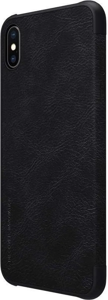 Nillkin Qin Series Leather Case iPhone Xs Max - Zwart - afbeelding 4 van 4