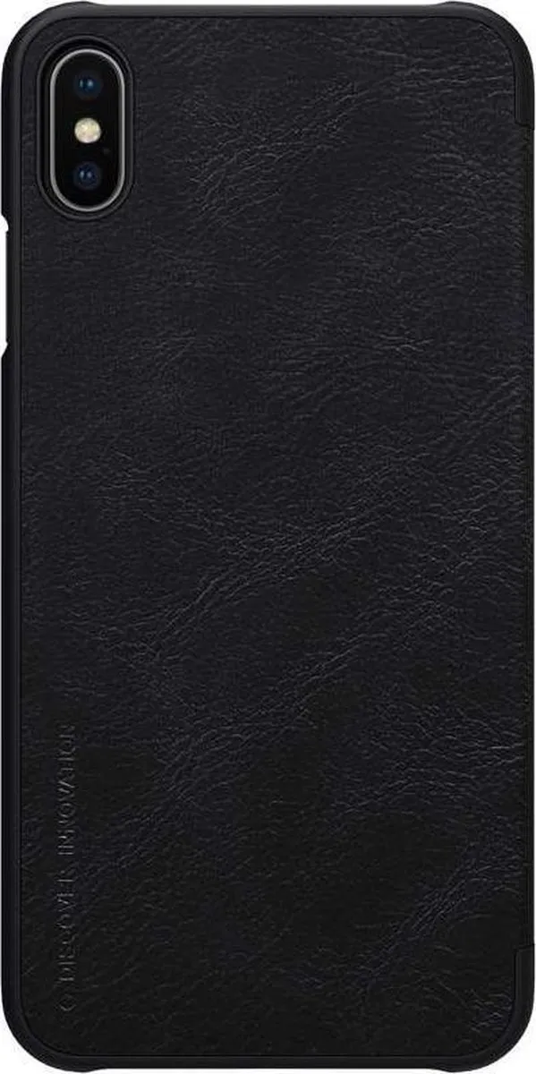 Nillkin Qin Series Leather Case iPhone Xs Max - Zwart - afbeelding 3 van 4