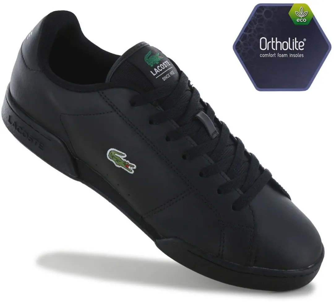 Lacoste Carnaby Cup 125 Heren Sneakers - Zwart - 46.5 - afbeelding 6 van 6
