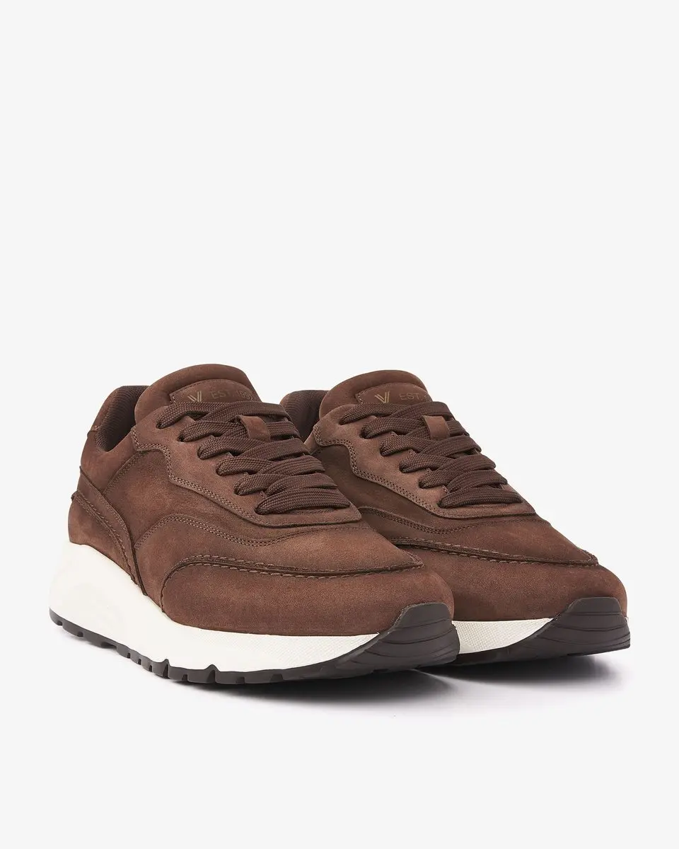 VIA VAI Owen Jimmy Sneakers Heren - Nubuck - Bruin - Maat 43 - afbeelding 2 van 6
