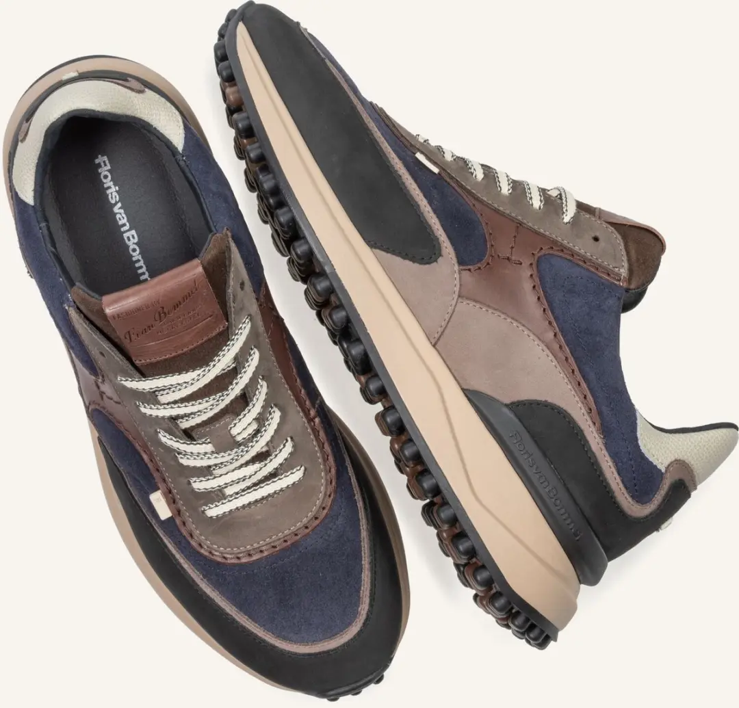 Floris van Bommel Noppi Sneakers - Suède - Multi - afbeelding 5 van 6