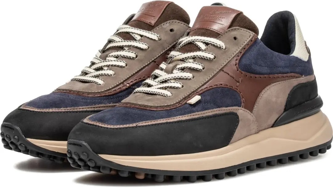 Floris van Bommel Noppi Sneakers - Suède - Multi - afbeelding 4 van 6