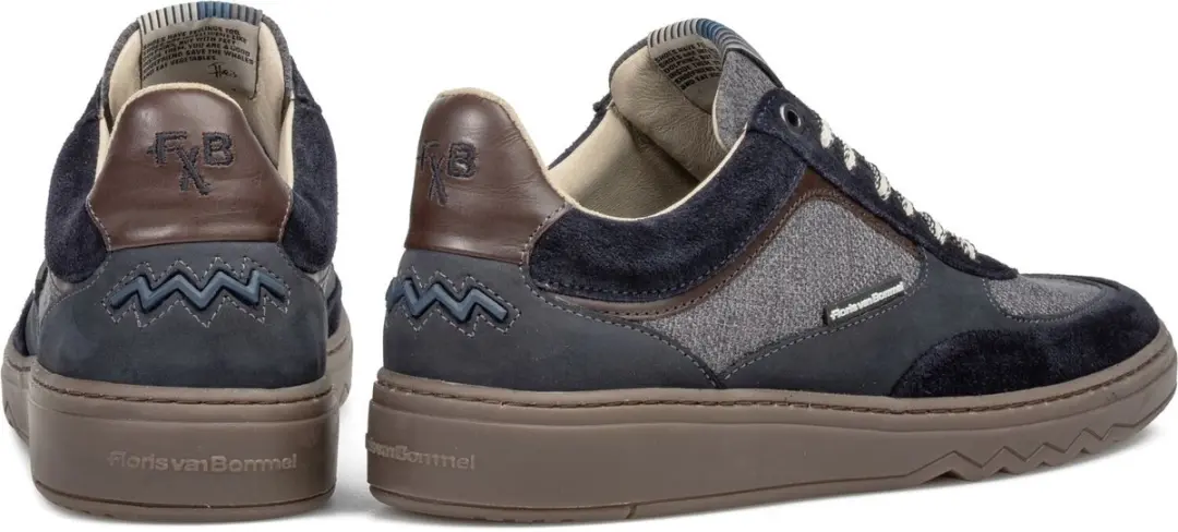 Floris van Bommel SFM-10256 De Kupster Sneakers - Blauw - afbeelding 5 van 5