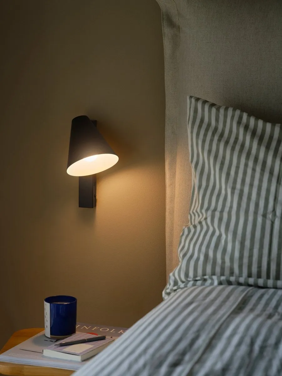 Nordlux Wilmer Wandlamp E14 - Zwart
