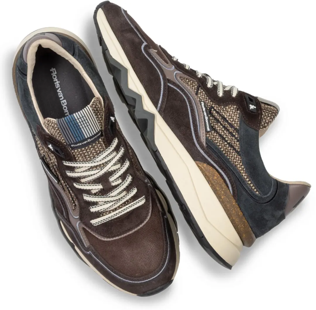 Floris van Bommel De Zager Sneakers - Bruin - Maat 44⅔ - afbeelding 6 van 6