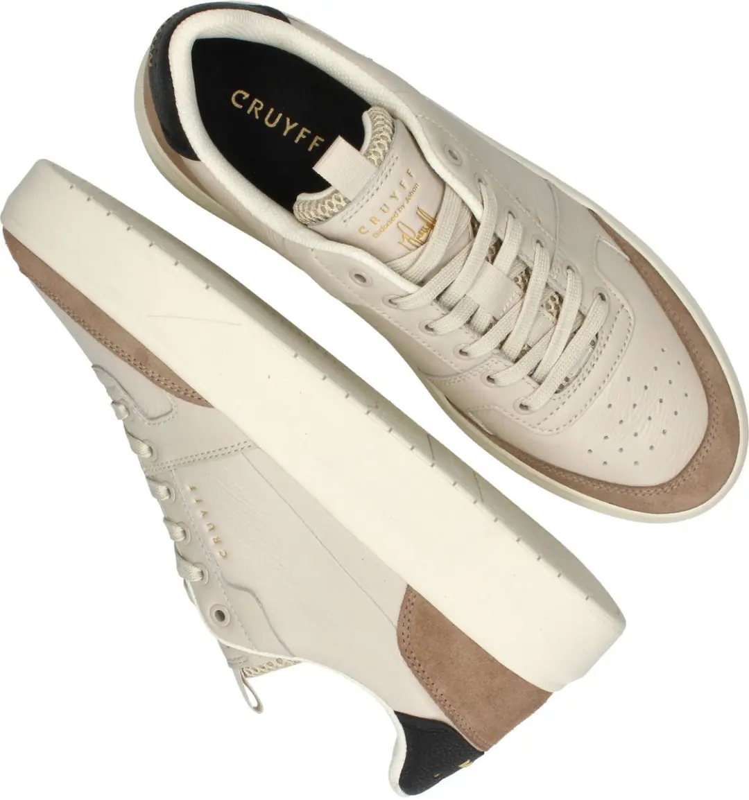 Cruyff Endorsed Pro Sneakers Heren - Beige - afbeelding 3 van 6