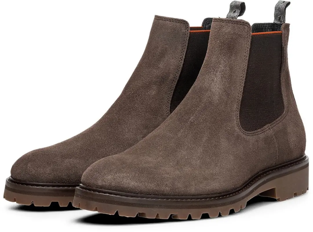 Floris van Bommel Sturdi Chelsea Boots Heren - Taupe - afbeelding 2 van 6