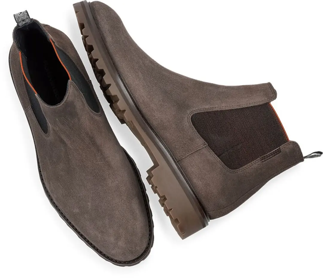 Floris van Bommel Sturdi Chelsea Boots Heren - Taupe - afbeelding 6 van 6
