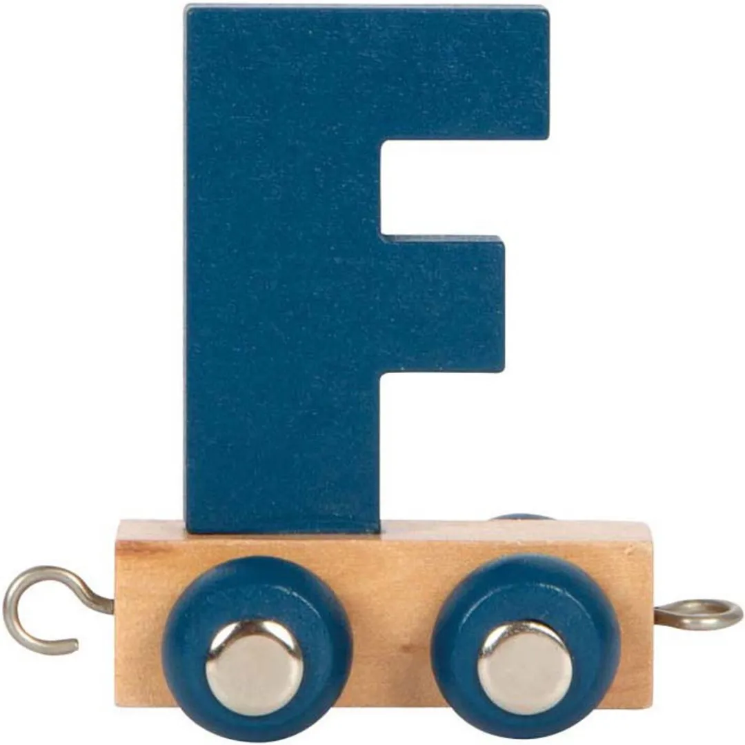 Small Foot Houten Lettertrein Polar F - Multi kleuren