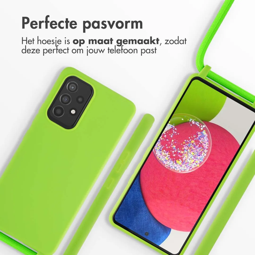 Imoshion Hoesje Samsung Galaxy A53 - Siliconen - Fluor Groen