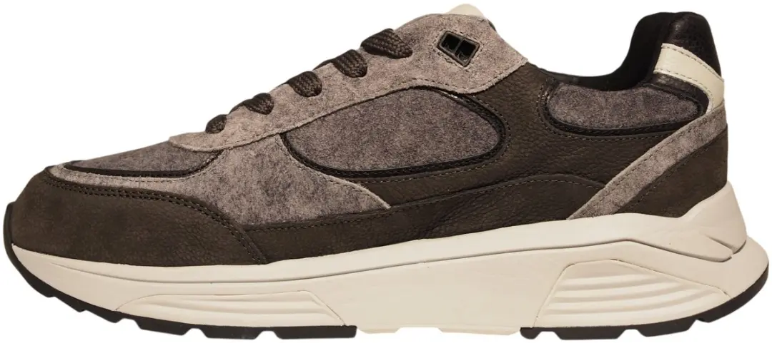 Heren Veterschoenen Xsensible Manhattan Darkgrey Combi H Antraciet - Maat 45 - afbeelding 3 van 6