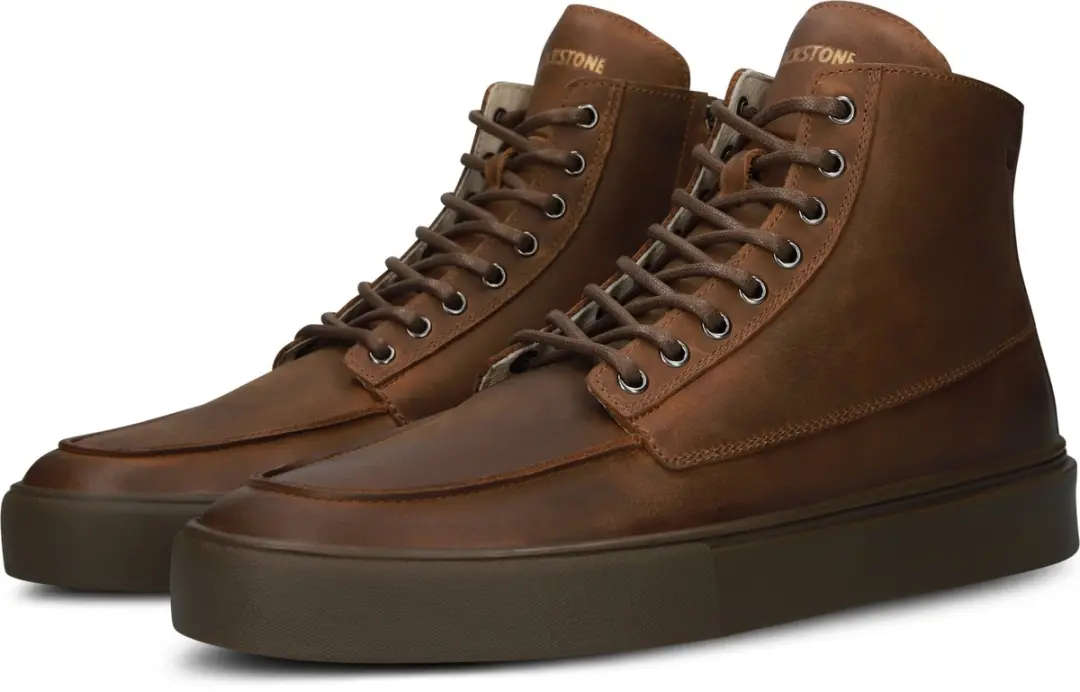 Blackstone RUBY EERO - ZIPPER - CG523 Tan - Sneaker (high) - Heren - Brown - Maat: 44 - afbeelding 5 van 6