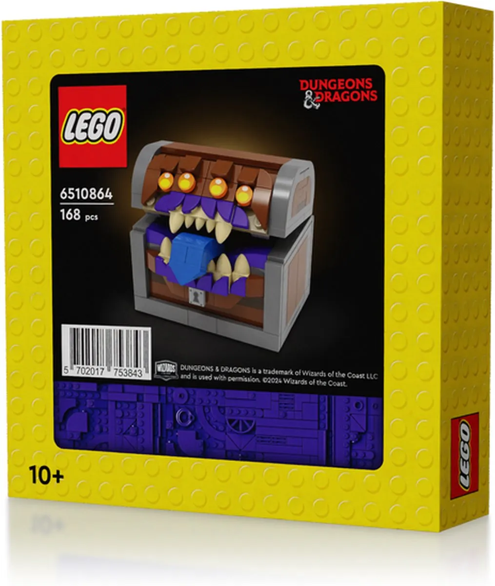LEGO Dungeons & Dragons Mimic-dobbelsteendoos 168 Stukken
