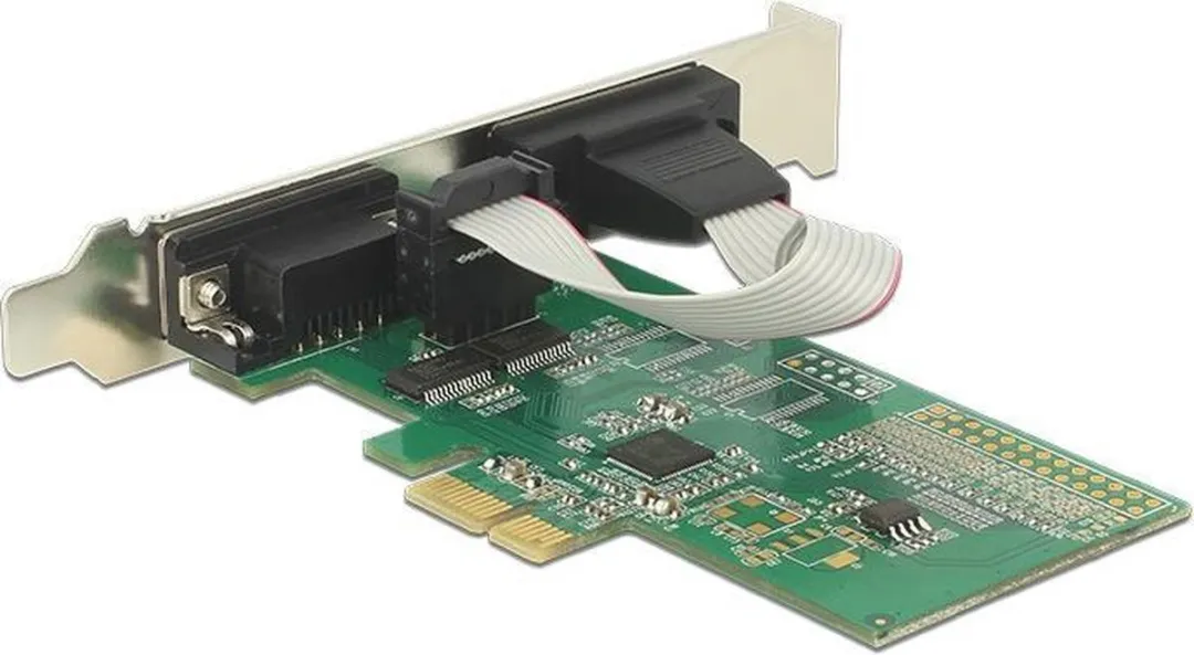Delock 89555 PCI-Express RS232 Kaart - 2x 9-pins SUB-D