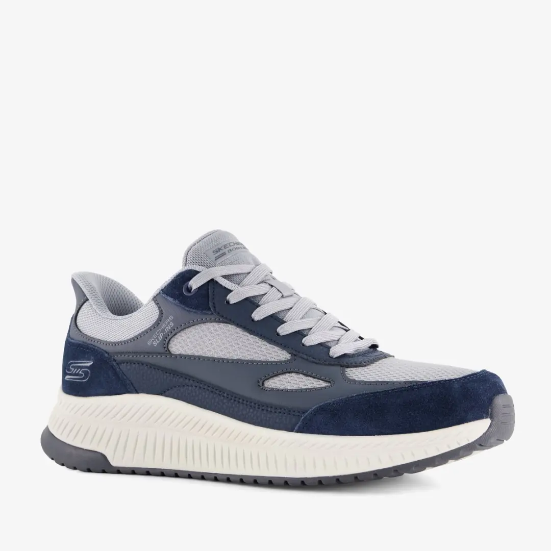 Skechers Slip-ins: BOBS Squad 4 heren sneakers blauw