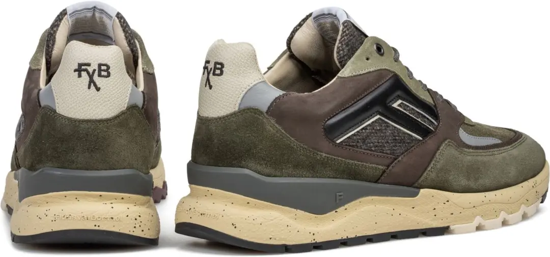 Floris van Bommel De Treener Sneakers SFM-10154 - Groen - afbeelding 5 van 6