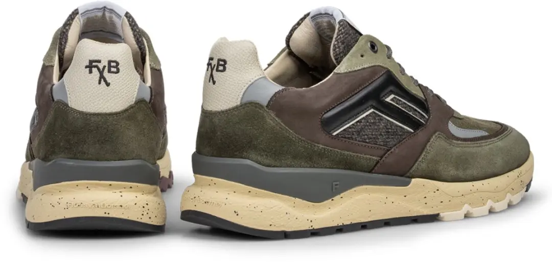 Floris van Bommel De Treener Sneakers SFM-10154 - Groen - afbeelding 6 van 6