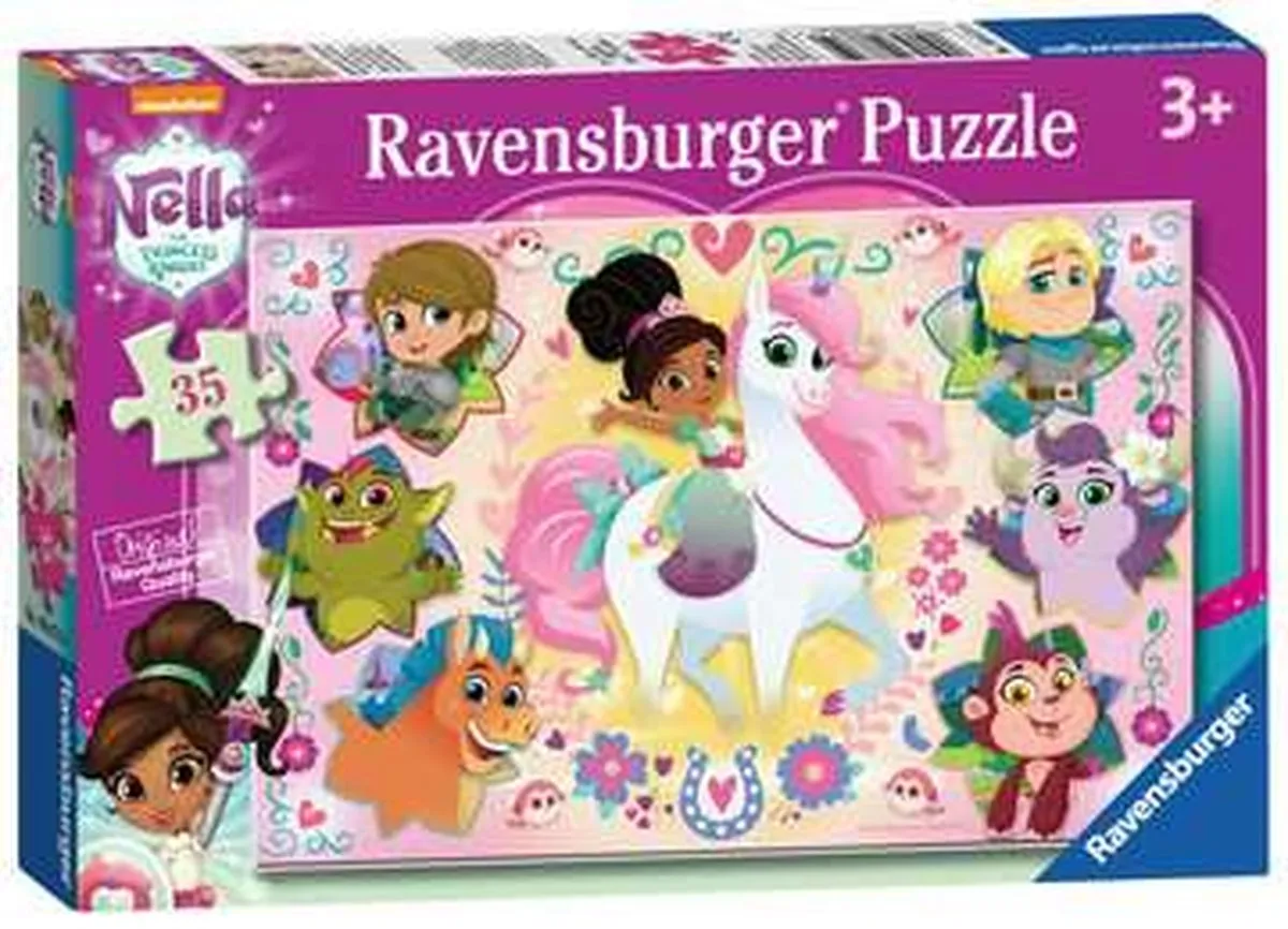 Ravensburger Nella the Princess Knight Legpuzzel 35 stuk(s) Stripfiguren