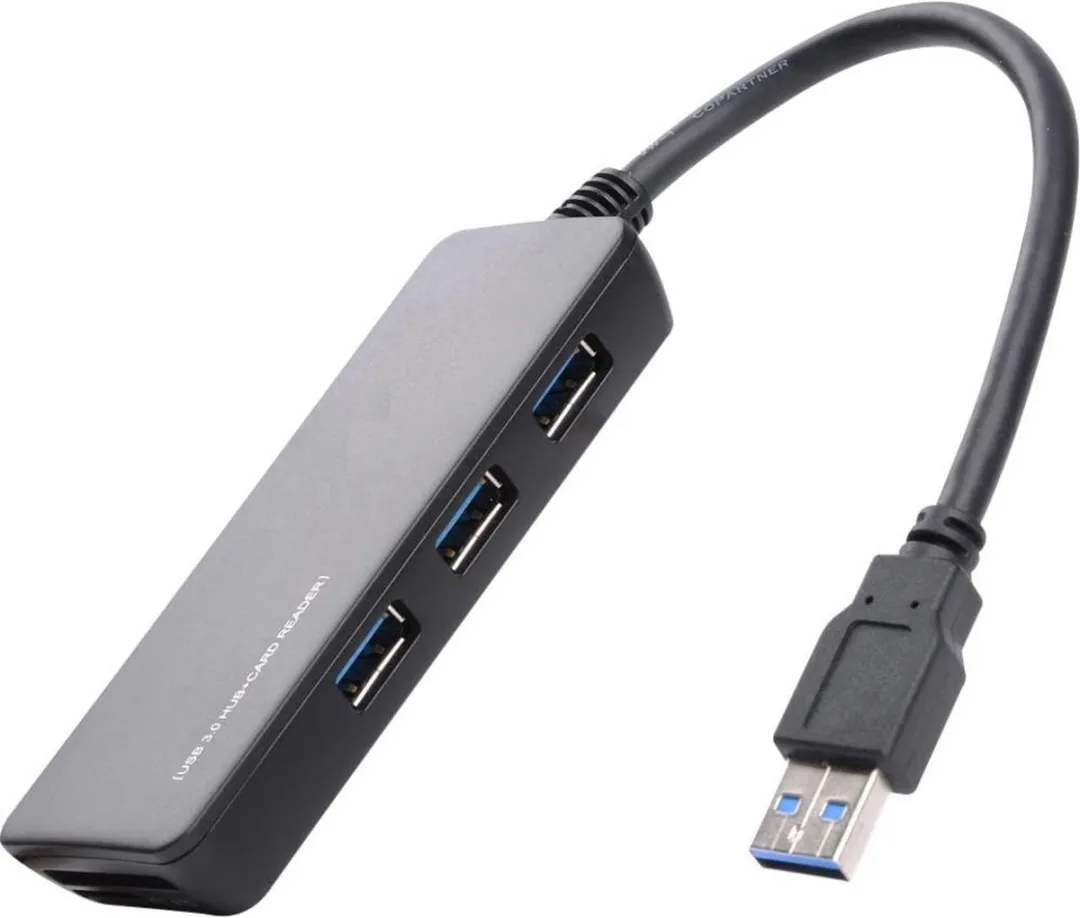 Renkforce RF-4027443 USB-hub 3 Poorten - USB 3.0 5Gbit/s - SD/Micro-SD - Zwart