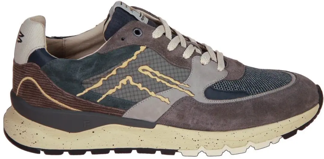 Floris van Bommel De Treener 06.10 Heren Sneakers - Grijs - afbeelding 2 van 3