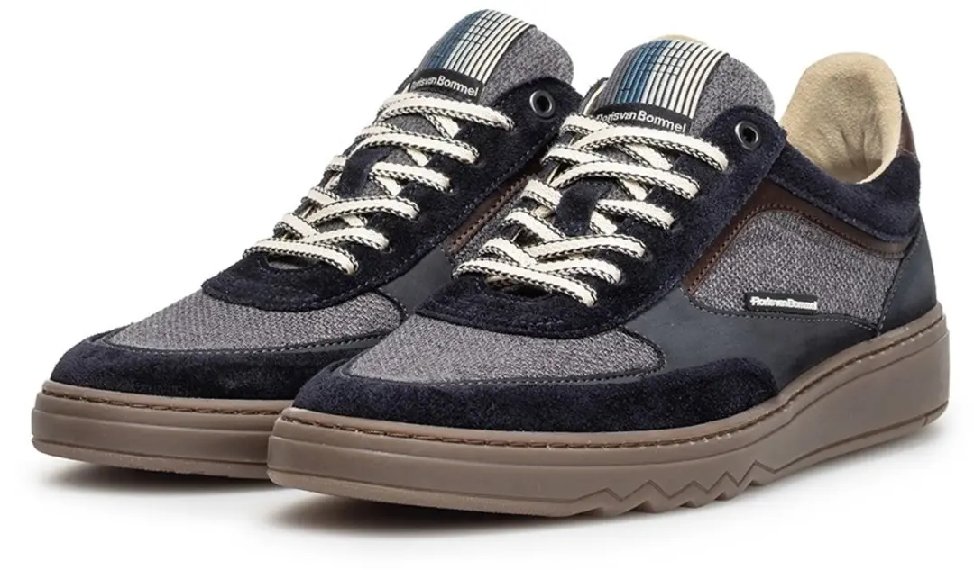 Floris van Bommel De Kupster 09.03 Heren Sneakers - Blauw - afbeelding 2 van 6