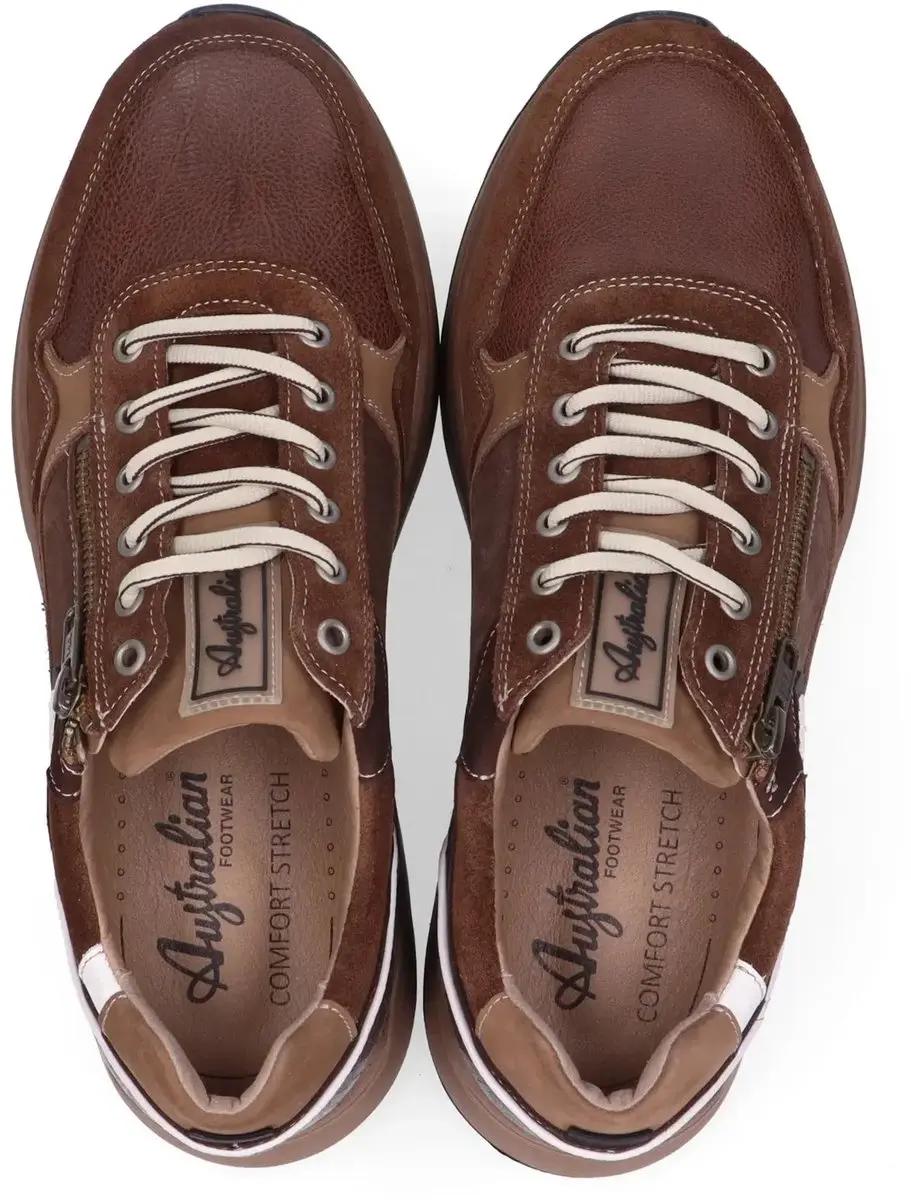 Australian Heren Sneakers - Donkerbruin - 47 - afbeelding 6 van 6