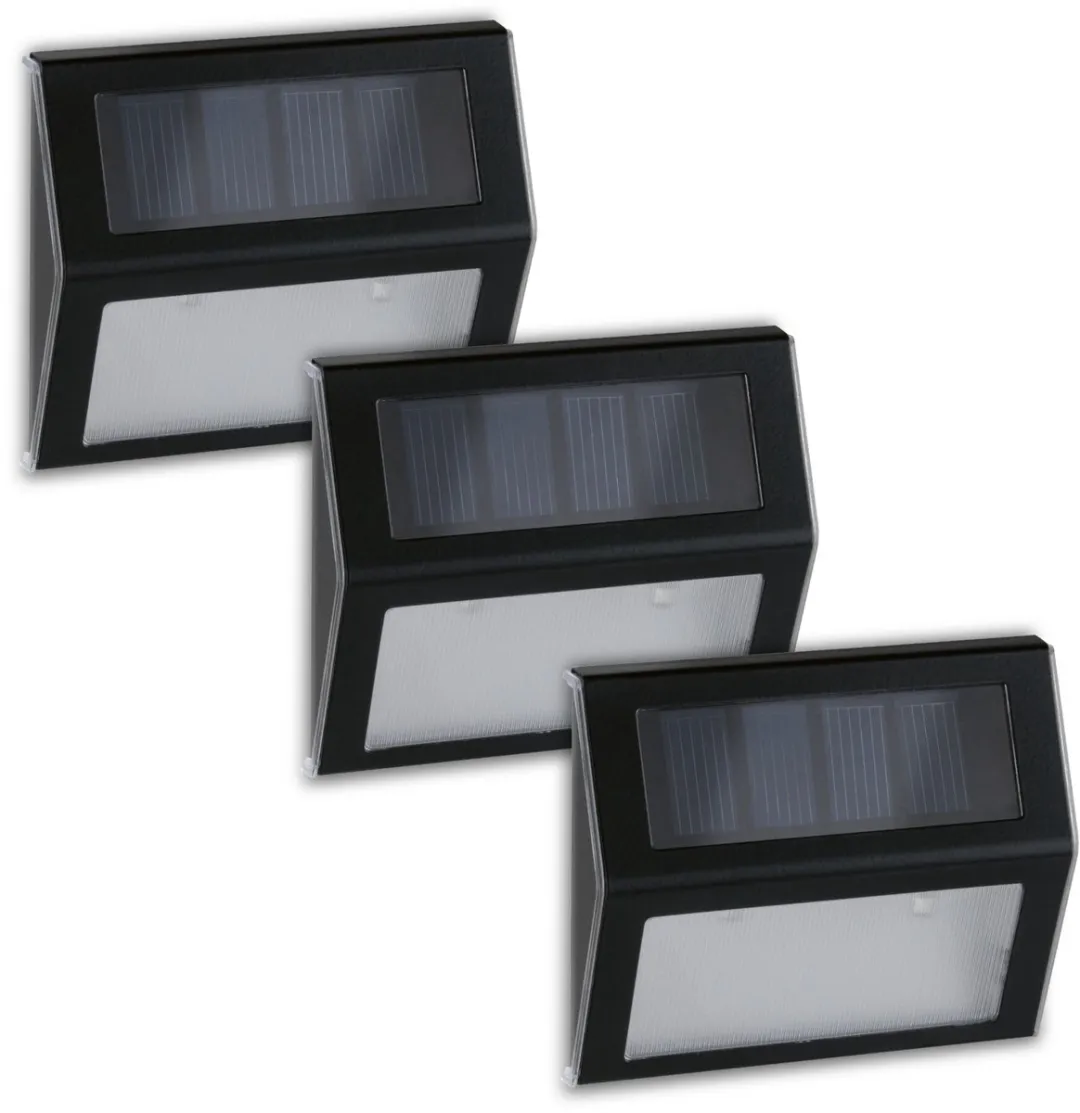 Paulmann Solar LED Traplamp Dayton - 3 Stuks - Antraciet