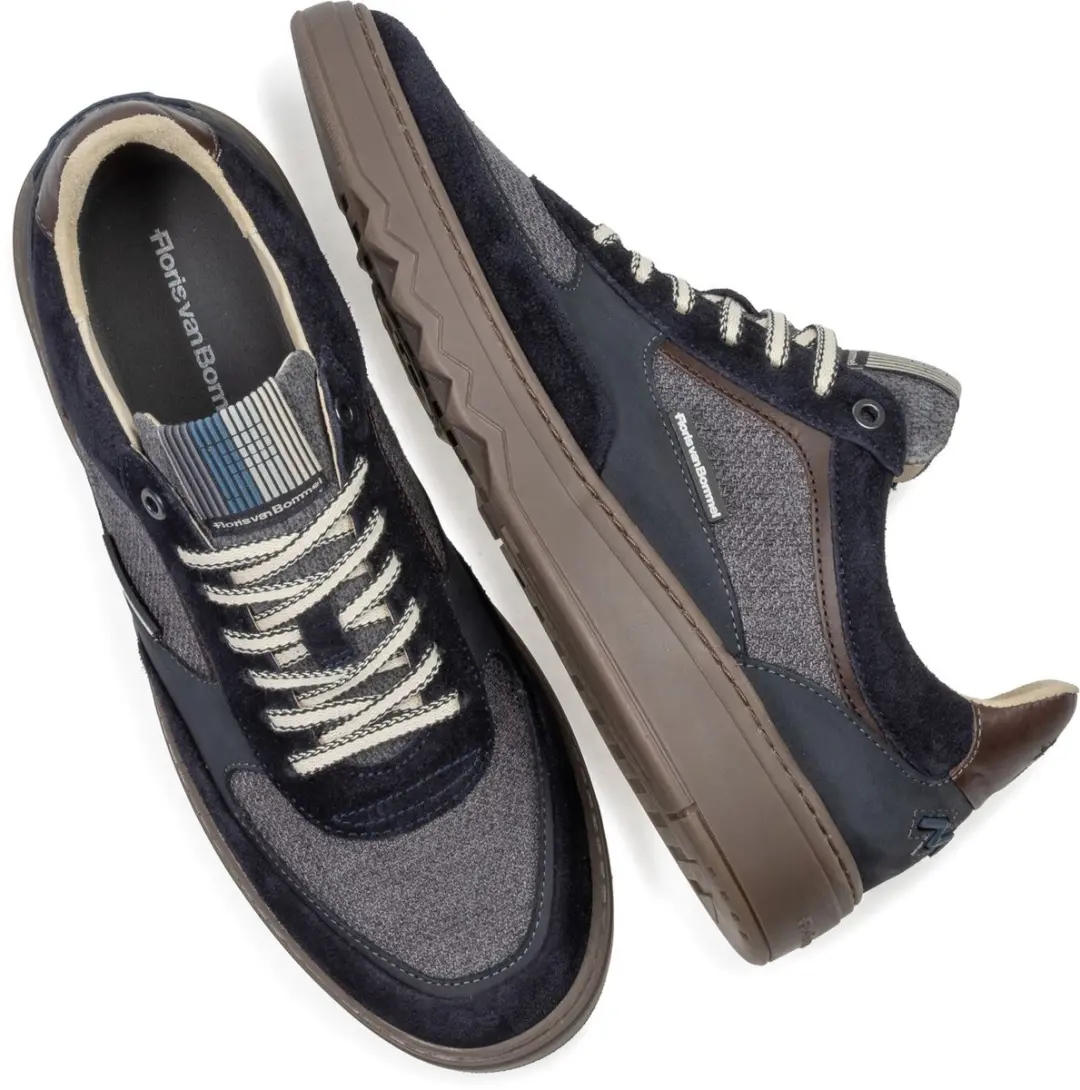 Floris van Bommel De Kupster Sneakers - Heren - Blauw - afbeelding 3 van 6