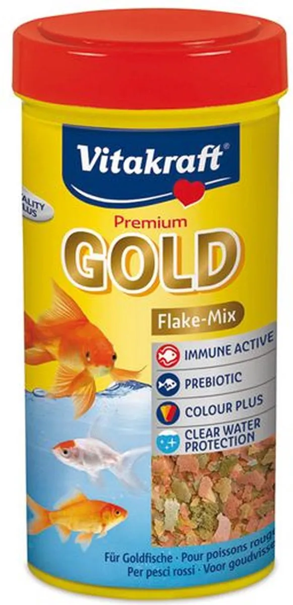 Vitakraft Gold Flake-Mix Premium Visvoer Goudvissen 250ml