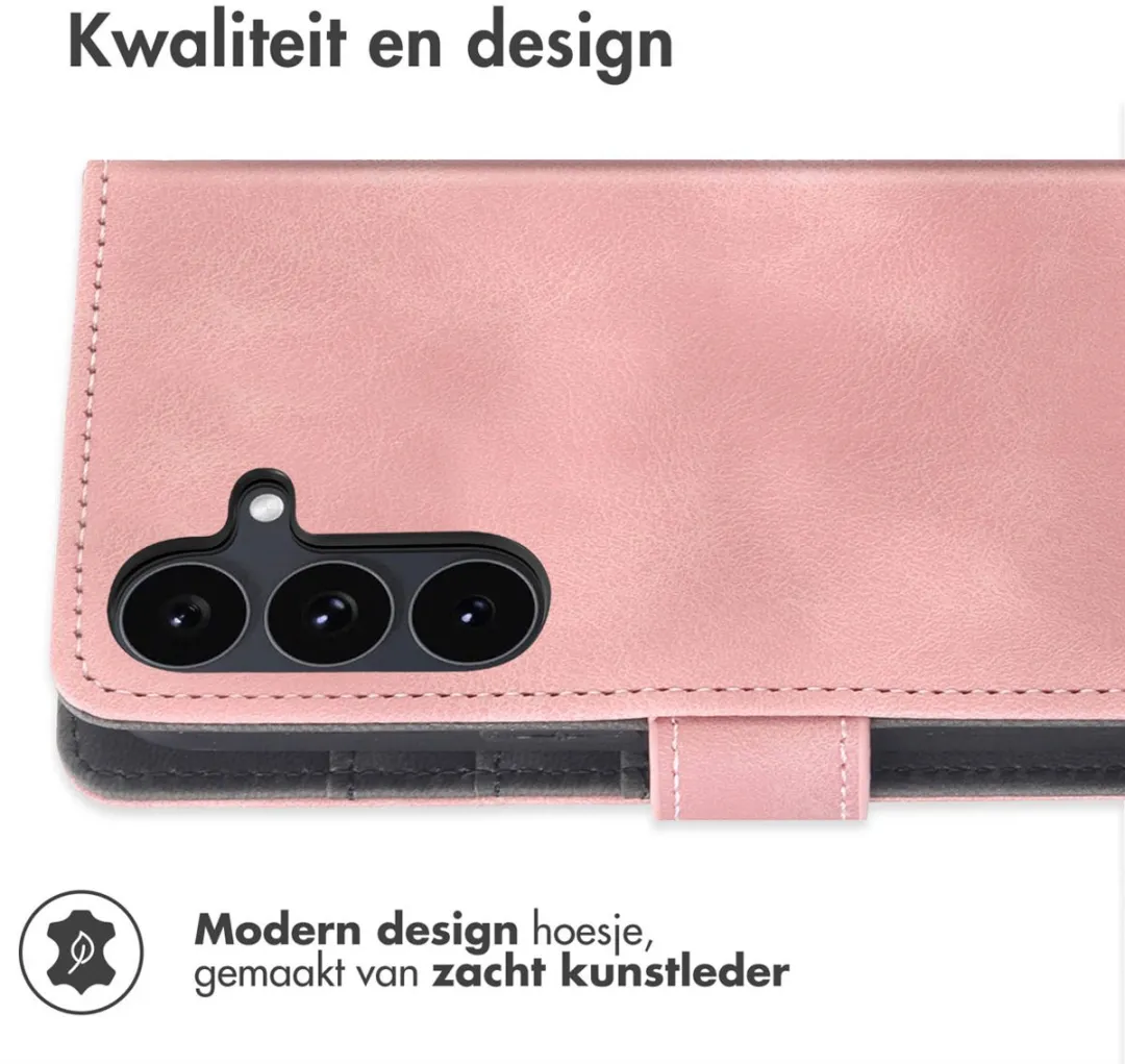 Imoshion Bookcase Hoesje Samsung Galaxy S25 FE - Roze