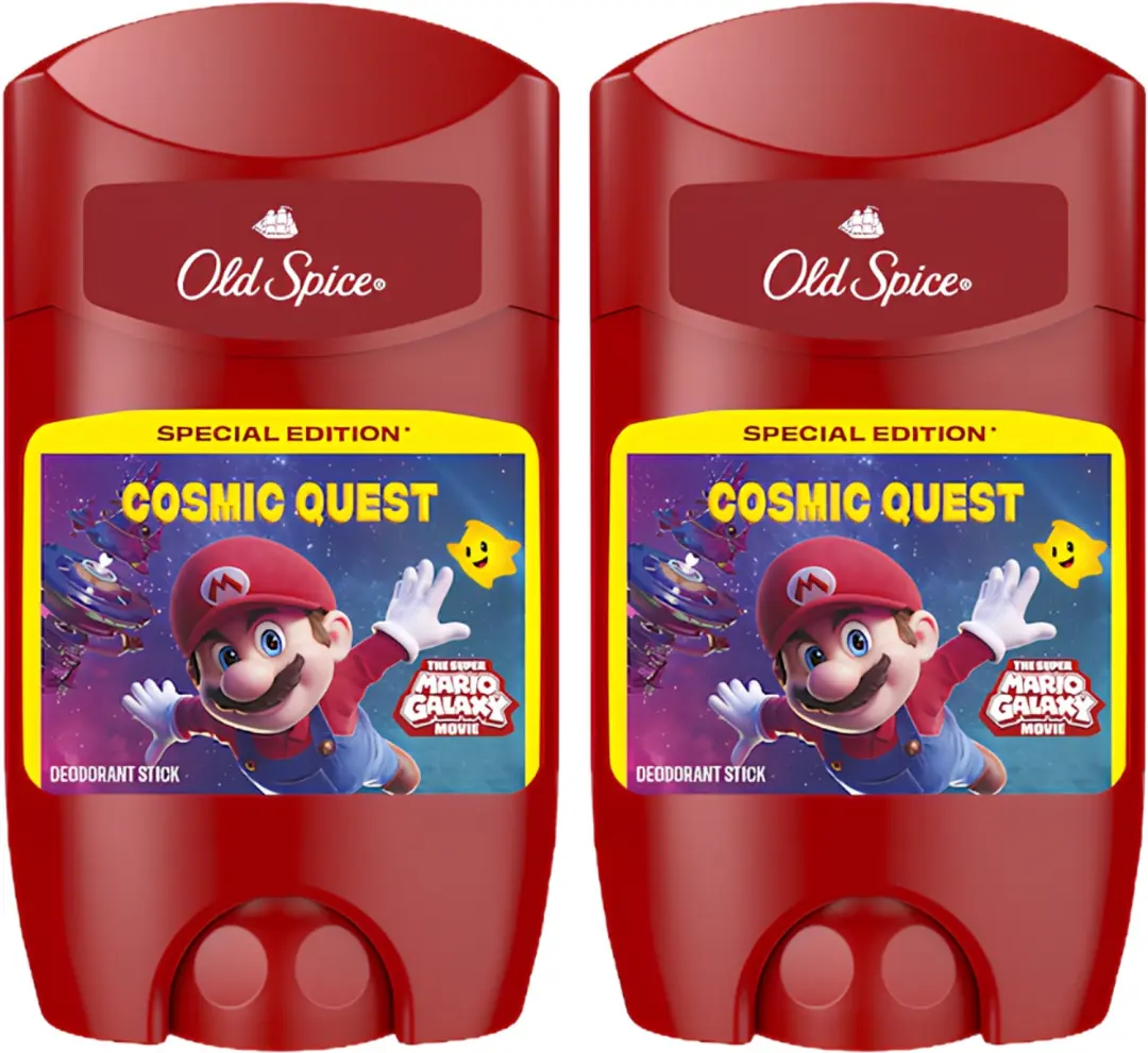 Old Spice Deodorant Stick Cosmic Quest The Super Mario Galaxy Movie