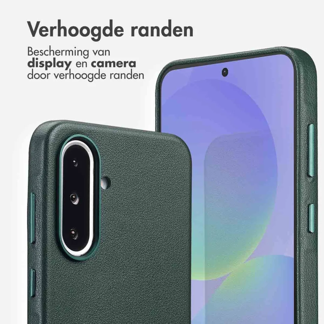 Accezz Hoesje Samsung Galaxy A36/A56 - Magnetische Ring - Cedar Green