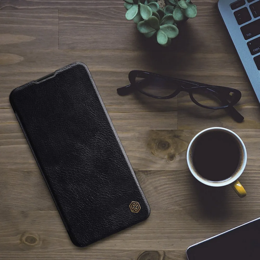 Nillkin Qin PU Leather Book Case Xiaomi Redmi 8 - Zwart - afbeelding 4 van 4
