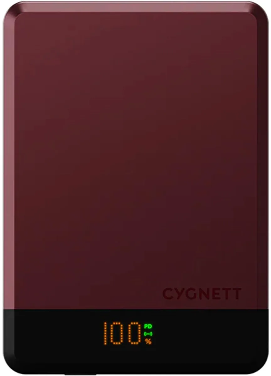 Cygnett MagSlim Powerbank 10.000mAh - 1x opladen - Rood