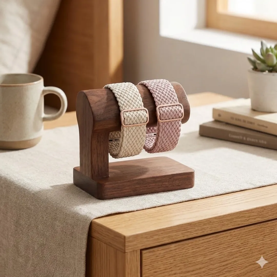 NuveX Horloge Band Apple Watch 2 Stuks - Beige Roze