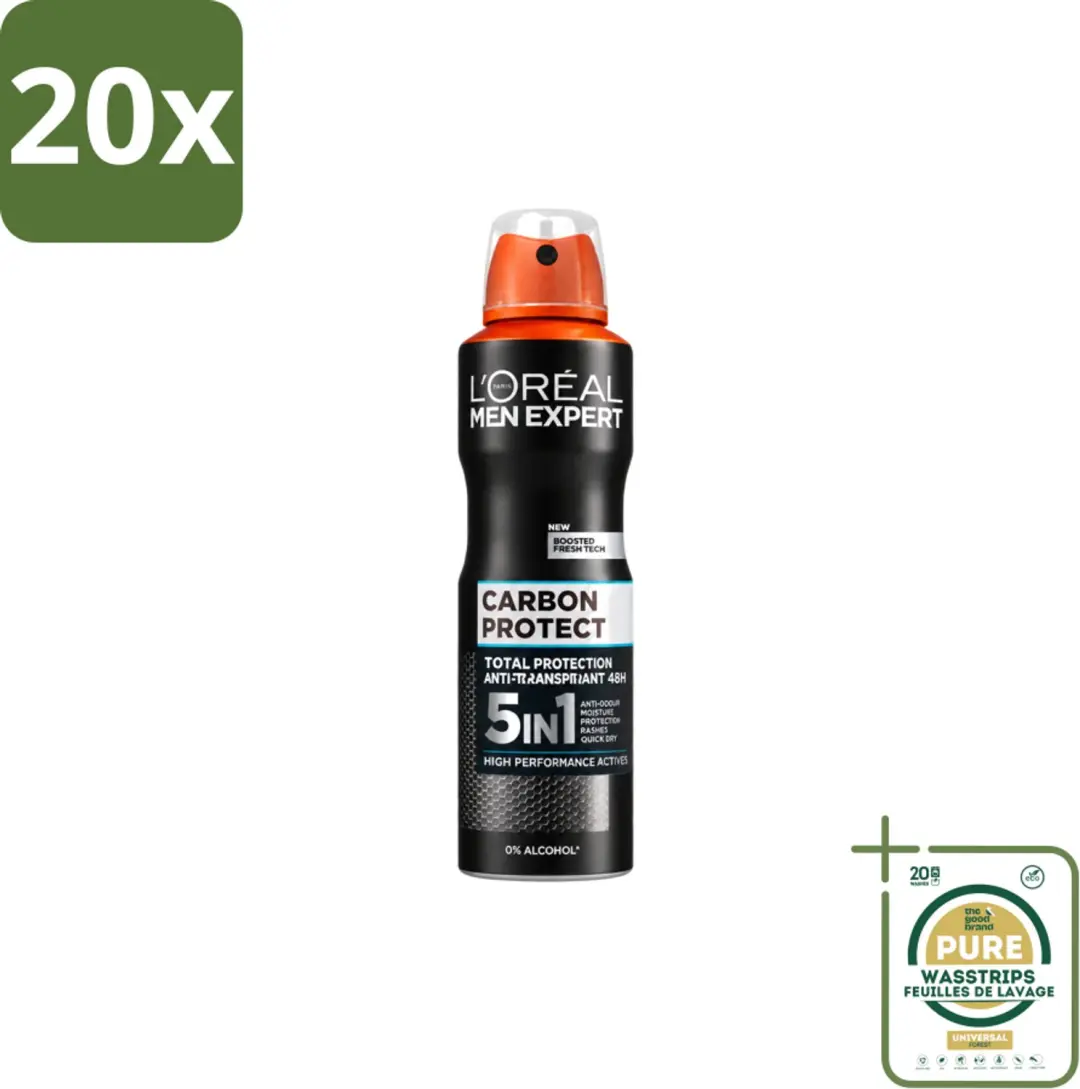 20 x L'Oréal Men Expert Carbon Protect 5-in-1