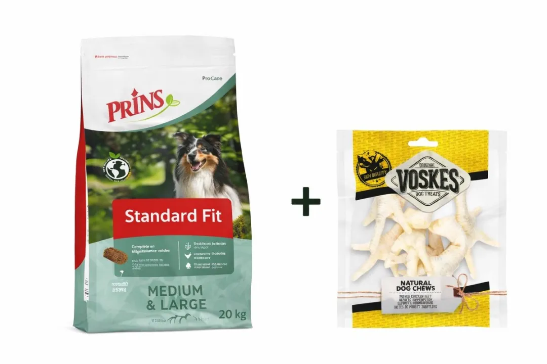 Prins ProCare Standard Fit Voskes Gepofte Kippenpoten 20kg