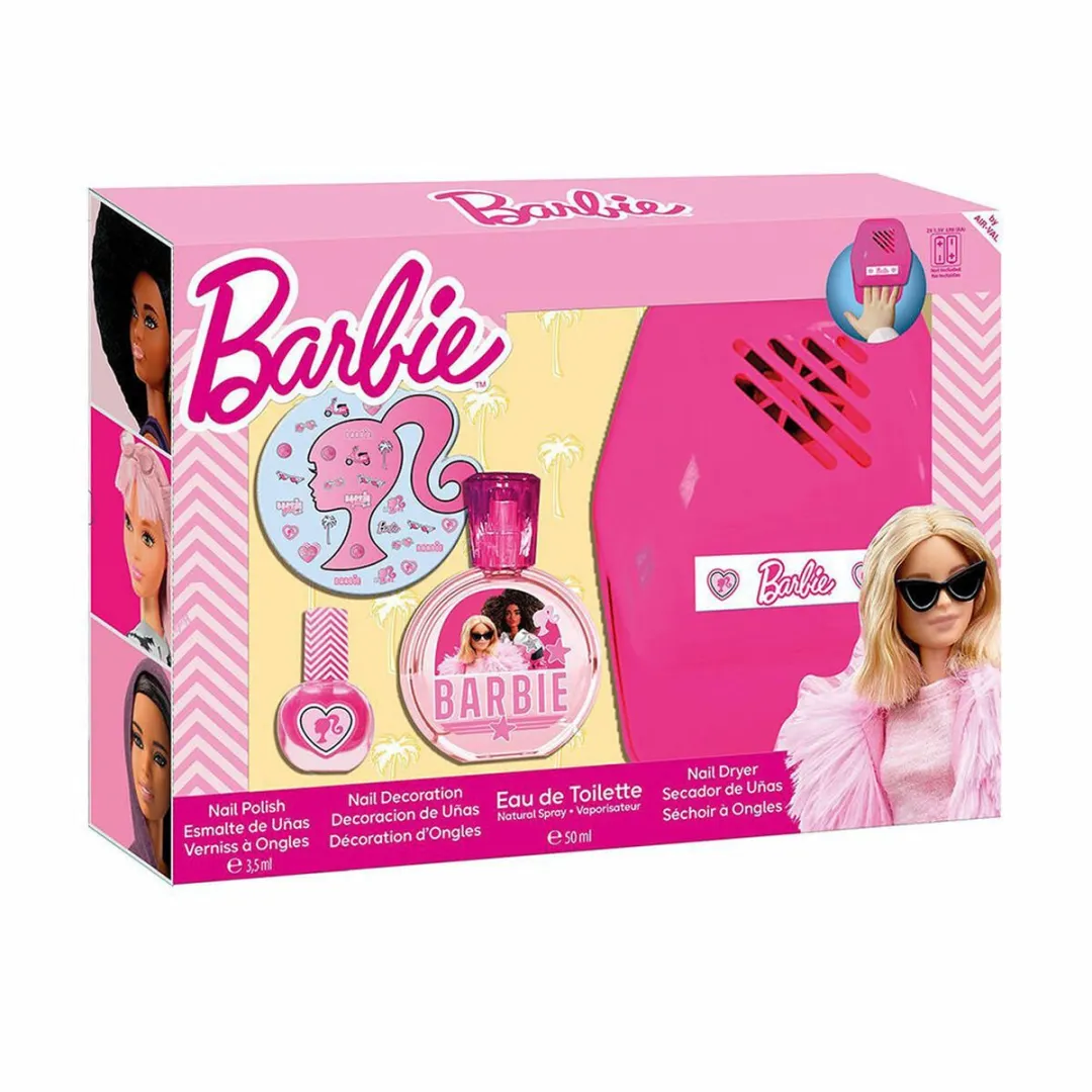 Barbie Geurtje 50ml + Manicure Kit - Roze